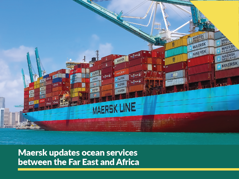 Maersk updated Ocean services Far East and Africa